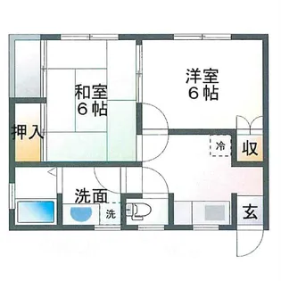 コーポイタヤ【2階】の間取り