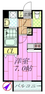 コンビビアリテ【2階】の間取り