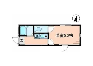 セントラーレ北千住【1階】の間取り