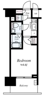 エスリード桜ノ宮レジデンス【3階】の間取り
