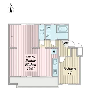 ソライエアイル草加氷川町C棟【4階】の間取り