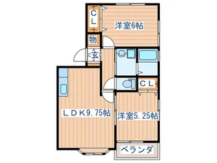 リリーフMA【2階】の間取り