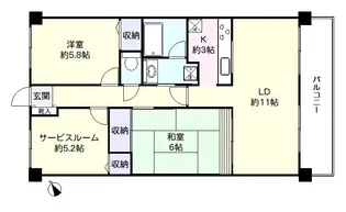 ストークマンション上尾浅間台【2階】の間取り