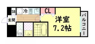 アキソレイユ本田【5階】の間取り