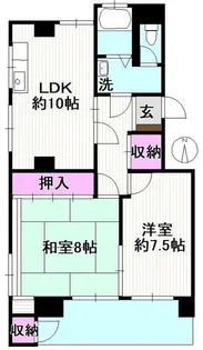 朋和ビル【8階】の間取り