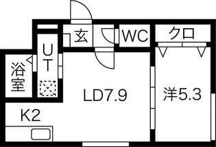 プリマクラッセ【2階】の間取り