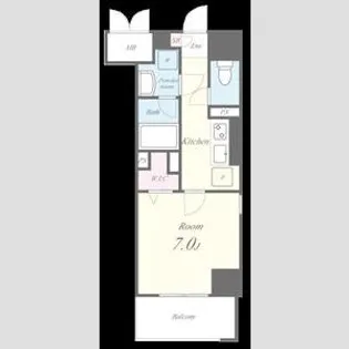 ヴェルドミール【3階】の間取り