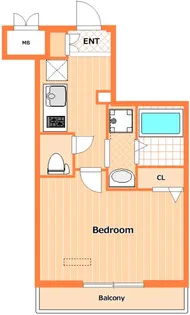 ベルシード横濱ウエストIV【1階】の間取り