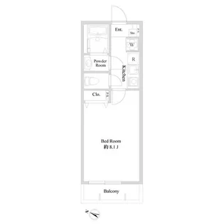 ブランミュール西馬込III【2階】の間取り