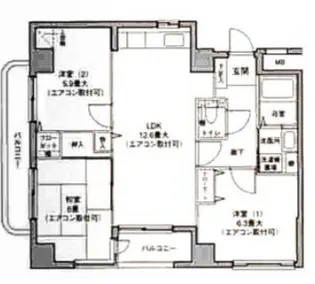 アネシス横浜【5階】の間取り