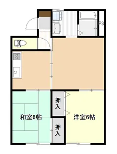 シャトレ若松【2階】の間取り