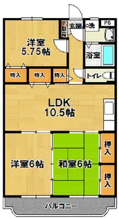 春日カネエーズ【2階】の間取り