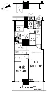 アーバンライフ神戸三宮ザ・タワー【6階】の間取り