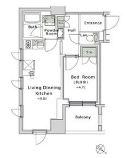 プレイ江古田【4階】の間取り