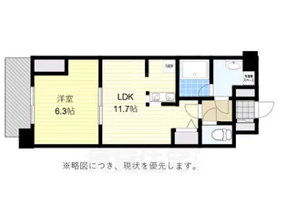 ウィスタリアレジデンス博多【3階】の間取り