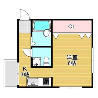 蛍池メゾン都【3階】の間取り