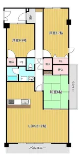 オレンジハイツ【3階】の間取り