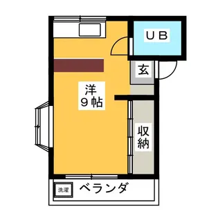 ジュネス青柳【1階】の間取り