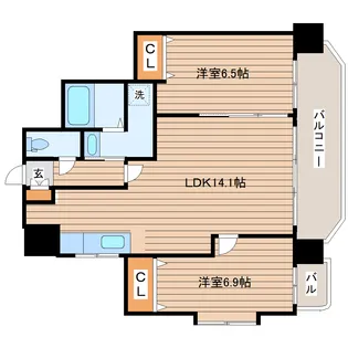 ロイヤルアニバーサリー楢町【3階】の間取り
