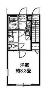 アムールHANA【1階】の間取り