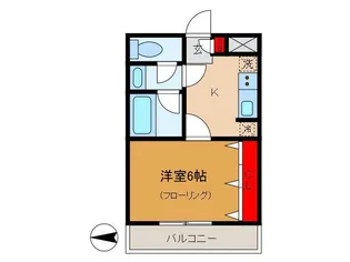 ウィステリア北綾瀬【3階】の間取り