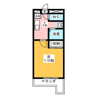 JJ八事ビル【4階】の間取り