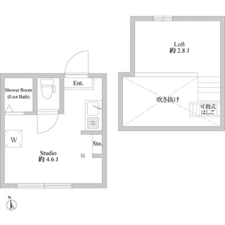 アーバンプレイス中野EAST【2階】の間取り