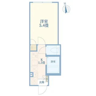 ハーフタイム東長崎【2階】の間取り