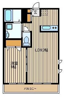 ルニソラーレK【2階】の間取り