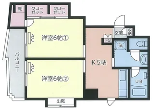 パインクレスト【5階】の間取り