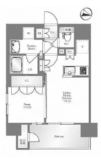 クレアホームズフラン東京三ノ輪II【7階】の間取り