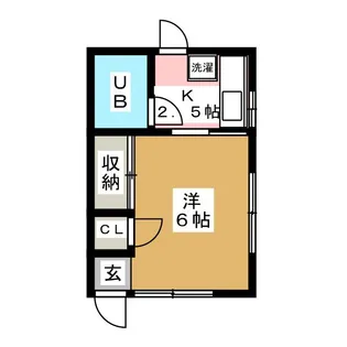 ハイツ真和【1階】の間取り