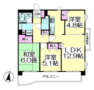 コート・ド・パルク【2階】の間取り