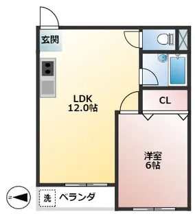 アルス赤羽【1階】の間取り