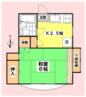 第一グリーンハイム【2階】の間取り