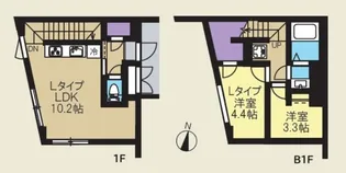 CREAL新高円寺【1階】の間取り