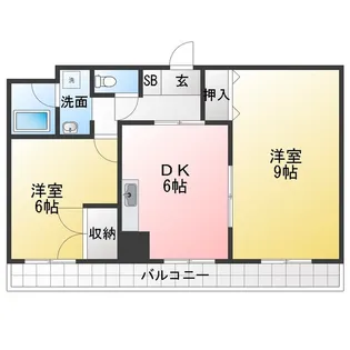 八千代ハイツ【3階】の間取り