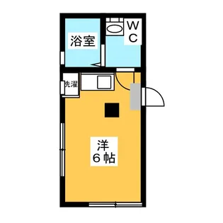 ハイデンス光【1階】の間取り