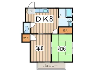 ラ・メ-ル【1階】の間取り