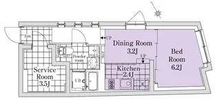 SOU三軒茶屋【1階】の間取り