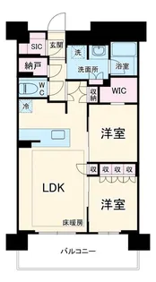 グランクレアいいねタウン瑞穂【2階】の間取り