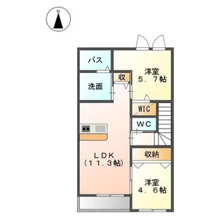 アットホーム【2階】の間取り