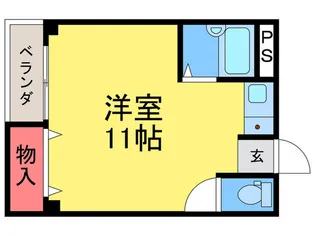 フォンタル今川【2階】の間取り