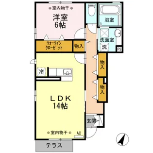 ドエル22【1階】の間取り