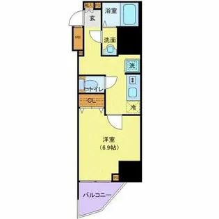 プレール・ドゥーク西巣鴨【7階】の間取り