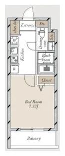 La Douceur赤塚【3階】の間取り