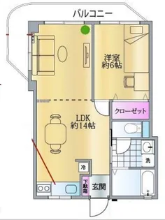 セブンスクエアNS【3階】の間取り