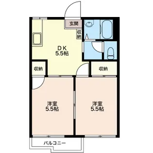 グランドハイツ【2階】の間取り