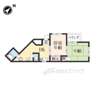コーポ静【3階】の間取り