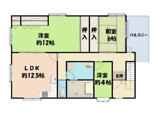 松月アパート【3階】の間取り